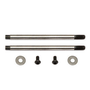 3x27.5 SHOCK SHAFT V2 CHROME - TEAM ASSOCIATED - AS91620