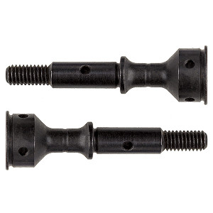 B6.2 Axes de roue CVA +2mm (2)  - ASSOCIATED - 91859