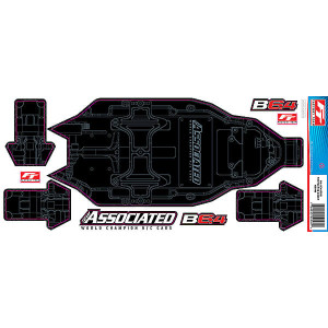 RC10B6.4 Protection de chassis +3mm - ASSOCIATED - AS91999