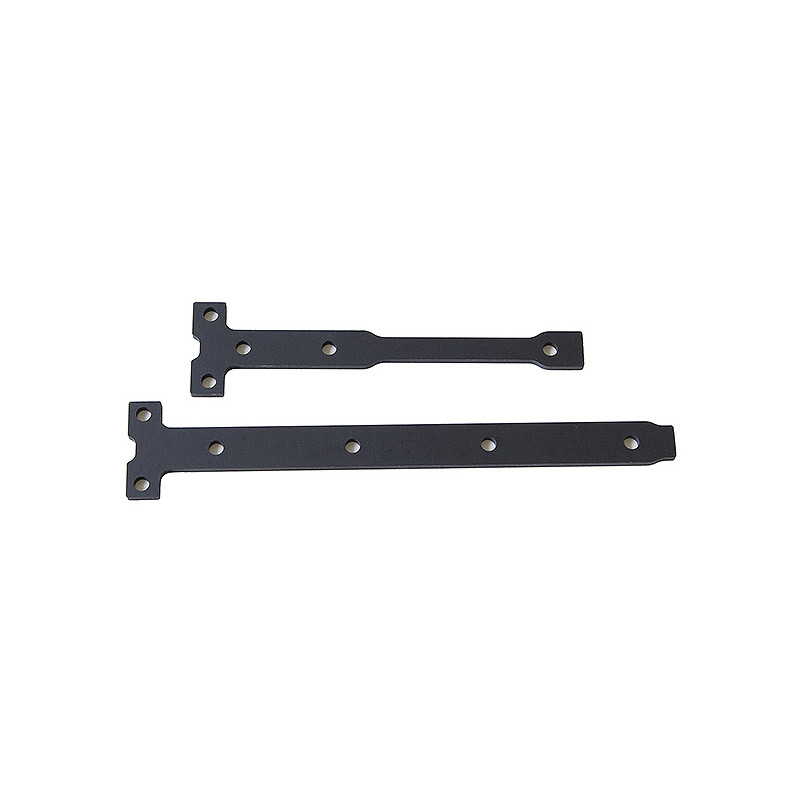 B74 G10 CHASSIS BRACE SUPPORT SET 2MM - ASSOCIATED - 92255