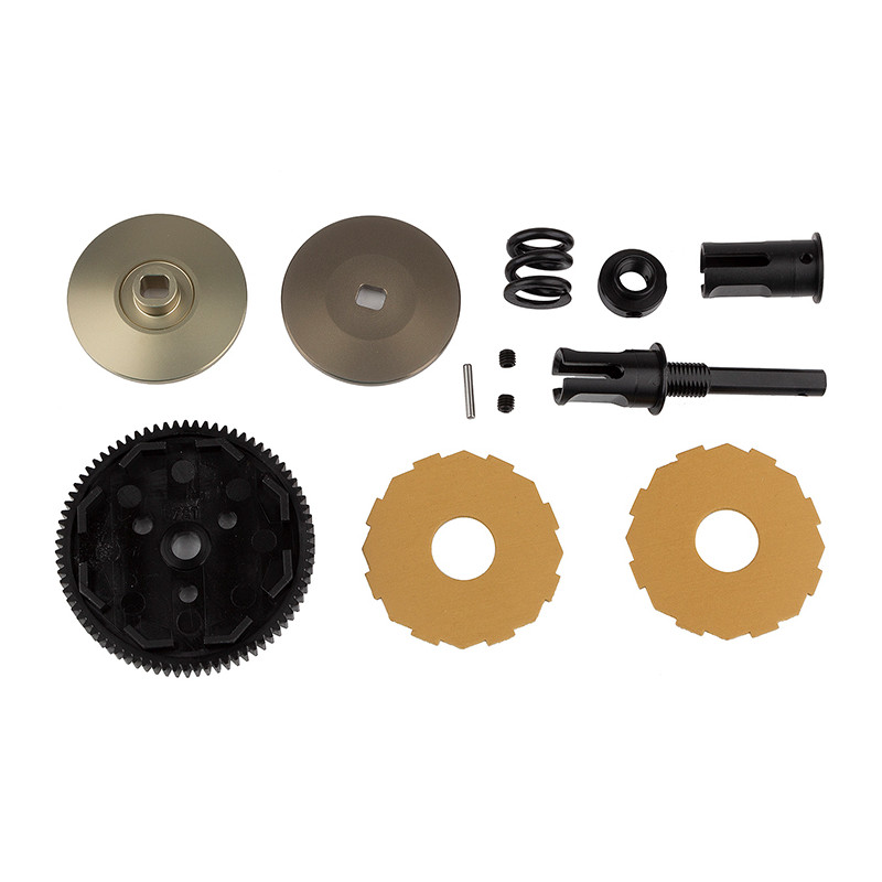 RC10B74.1 SLIPPER HUB SET 2-PAD - ASSOCIATED - 92277