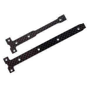 B74.1 FT CHASSIS BRACE SUPPORT SET 2.0MM CF - ASSOCIATED - 92284