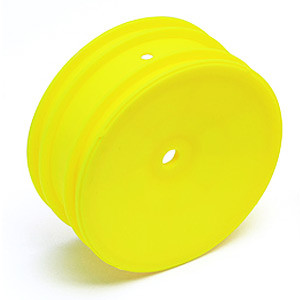 B6 Jantes Associated AV 4x2 12mm jaune (2)  - ASSOCIATED - 9691