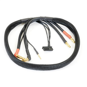 LIPO BALANCE LEAD 4MM (60cm) w/4+5MM BATT PLUG - CENTRO - C0361B