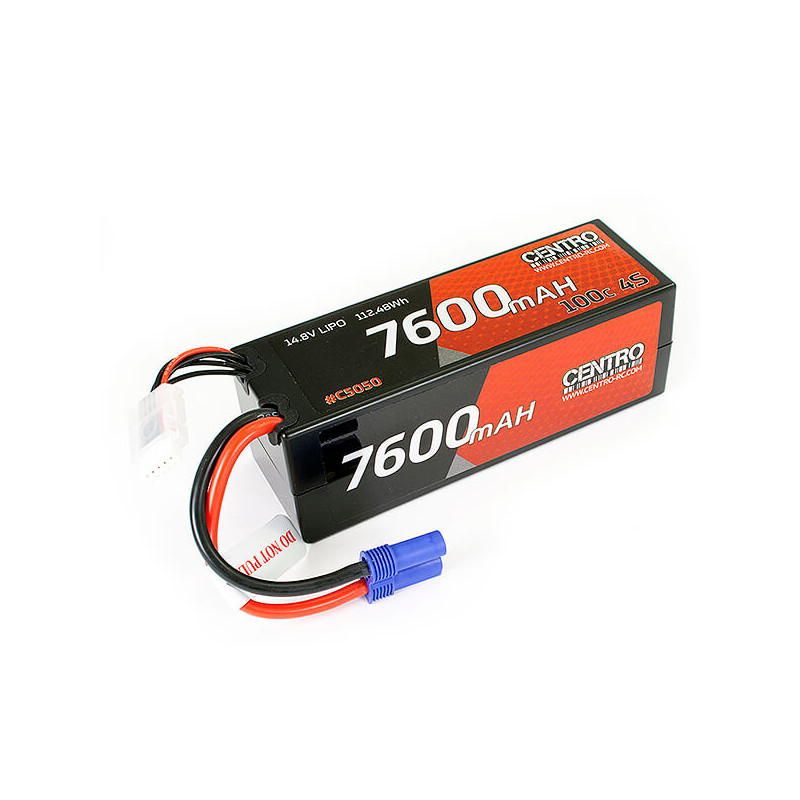 Centro Accu 4S 7600mah 14.8V 100C prise EC5  - CENTRO - C5050EC5