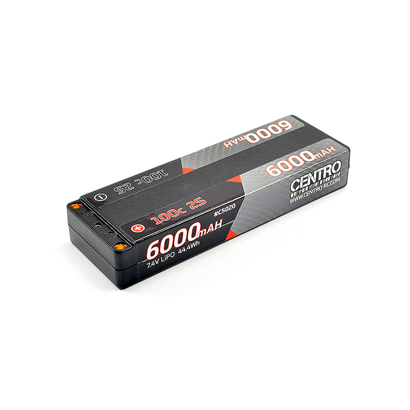 Centro Accu stick low-profil 2S 6000mah 7.4V 100C  - CENTRO - C5020