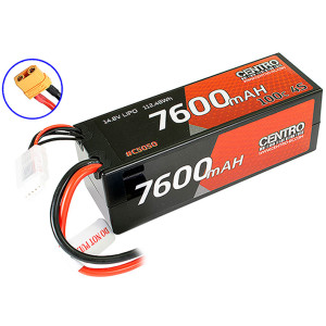 Centro Accu 4S 7600mah 14.8V 100C prise XT90 - CENTRO - C5050XT90