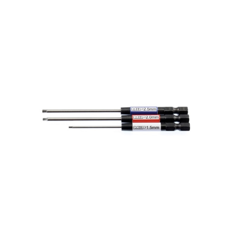 MIP Lot d'embouts de visseuse 1.5, 2.0, 2.5mm (3) - MIP - MIP9512