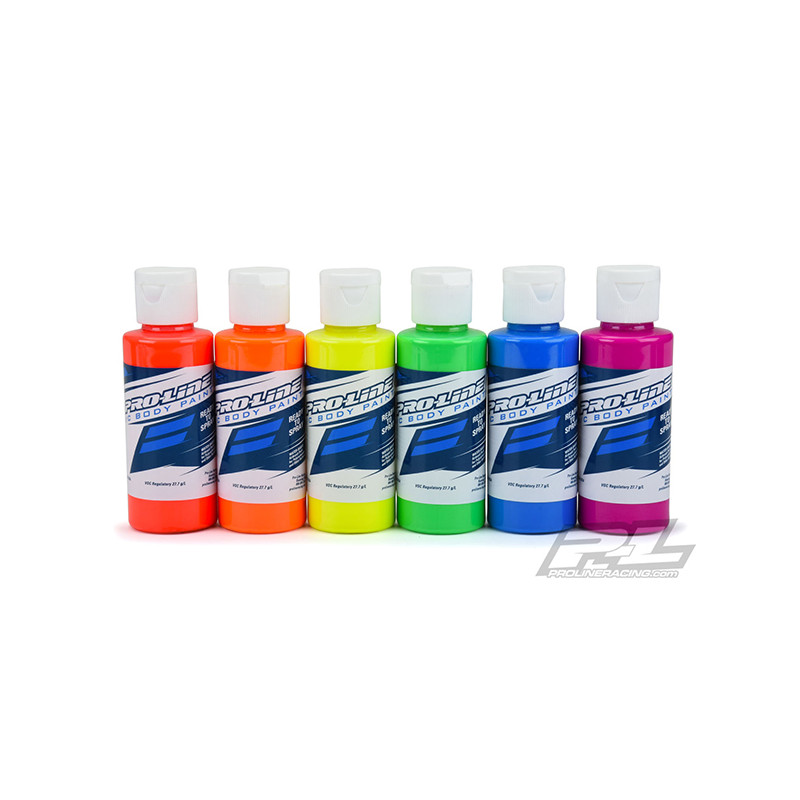 PROLINE RC BODY PAINT PACK FLUORO - PROLINE - PL6323-03