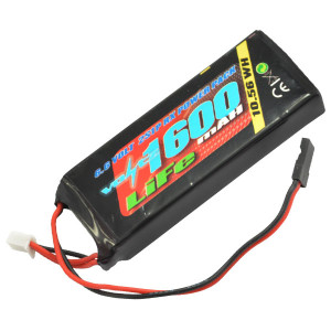 Voltz accus de réception life plat 1600mah 2S 6.6V  - VOLTZ - VZ0250