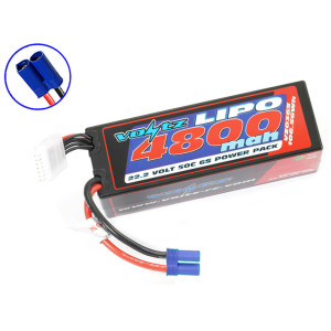 Voltz Accu 6S 4800mah 22.2V 50C prise EC5  - VOLTZ - VZ0365EC5