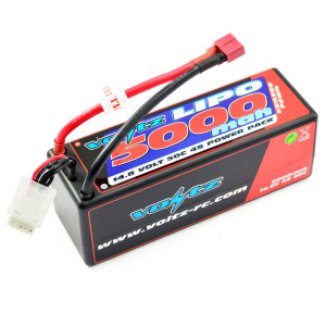 Voltz Accu 4S 5000mah 14.8V 50C Dean  - VOLTZ - VZ0350