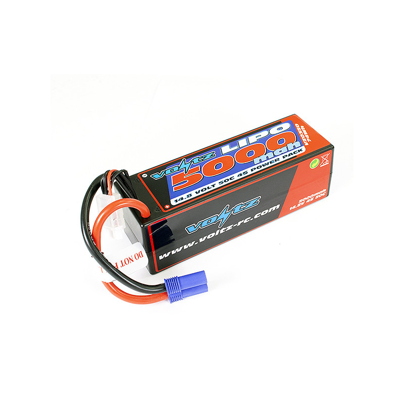 Voltz Accu 4S 5000mah 14.8V 50C EC5  - VOLTZ - VZ0350EC5