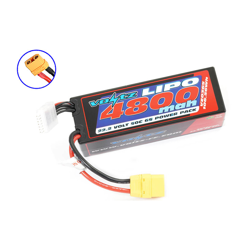 Voltz Accu 6S 4800mah 22.2V 50C prise XT90 - VOLTZ - VZ0365XT90