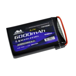 Accu Arrowmax lipo 1S 6000mah 3.7V Sanwa M17 - ARROWMAX - AM700995