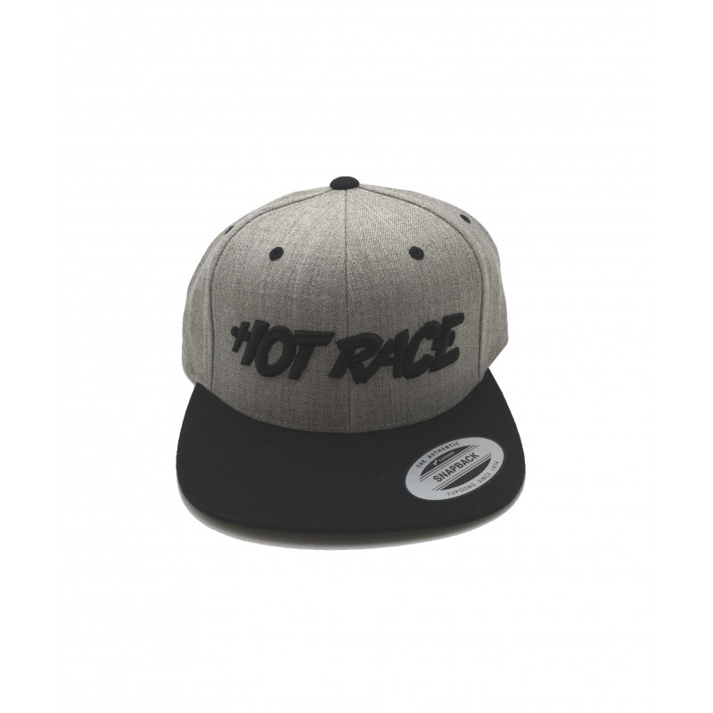 HR CAP US STYLE GREY/BLACK - HOT RACE