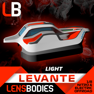 Carrosserie Lens 1/8 TT Levante Light - HOT RACE