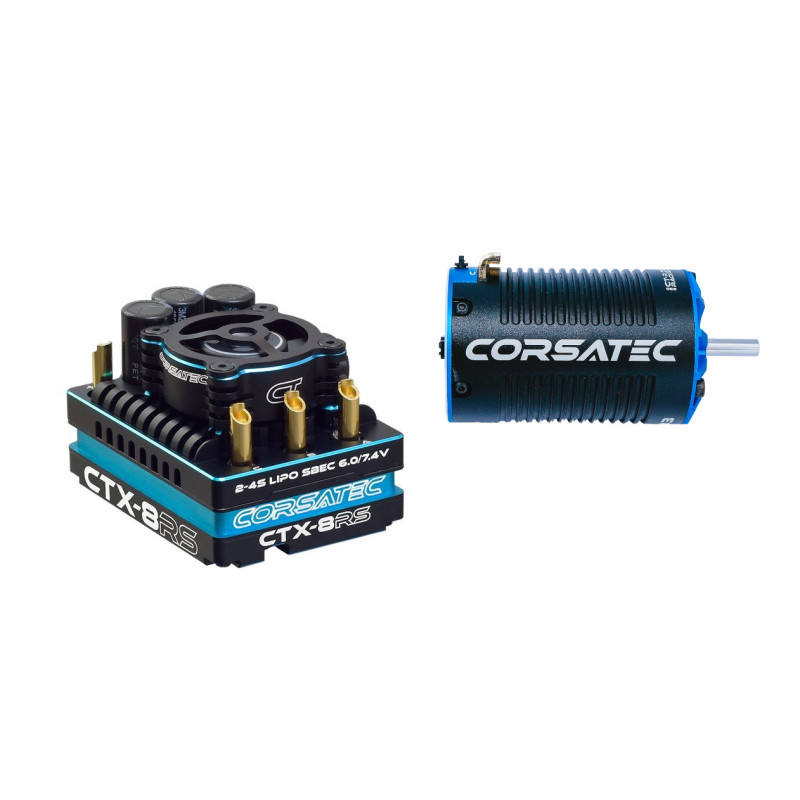 Combo Variateur 1/8 Pro 250A + Moteur 2100kv - CORSATEC