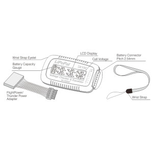 Testeur et équilibreur batterie LiPo - SKYRC - SK500007