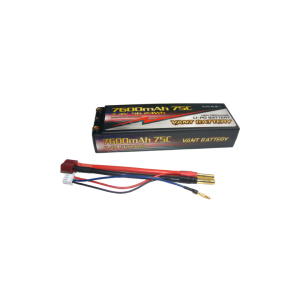 Lipo battery 7.4V 75C 7600mah 2S Stick PK4 - VANT - V0206