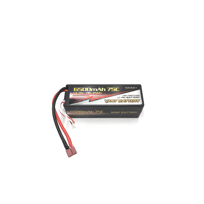 Accu Lipo 14.8V 75C 6500mah 4S Stick Dean - VANT - V0400